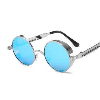 Класически Готически Steampunk Слънчеви очила За жени на Марката дизайнер на Реколта през Цялата Метална Рамка Слънчеви очила Женски Мъжки Високо Качество UV400