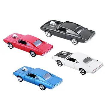 Класически детски мини-метална кола, зарядно устройство, Dodge, модел легкосплавного колата Fast and Furious