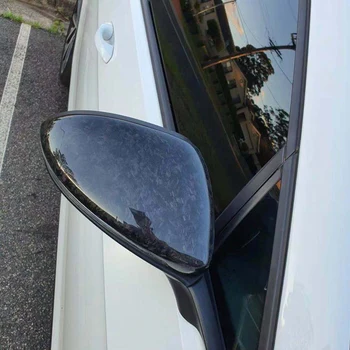 Колата е Изкован от въглеродни влакна Модел Странично Крило Огледално покритие за Golf 7 MK7 7.5 GTD R GTE VII Cap E-Golf Sportsvan 2013-2019