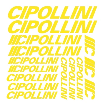 Комплект 15 Броя Съвместим За Cipollini Vinyl Светоотражающая Велосипедна Рамка Цикли Колоездене На Велосипед Декоративна Стикер Стикери Комплект
