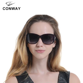 Конуей Слънчеви очила за жени Ретро Слънчеви Очила с Големи Правоъгълни Ацетатные Рамка Американски Стил