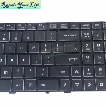 Латино-английска клавиатура подсветка ЗА Shinelon T50 Mechrevo MR X6 X6S X6M X6E лаптопи клавиатура светлина 002-12A36LHA13 14G5J852BUSL