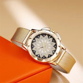 Луксозна марка за Кожени кварцов дамски часовник Ladies Fashion Watch Дамски часовник Clock Orologio Donna Ceasuri Elegant Populor&5