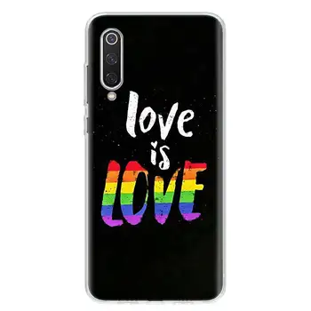 любовта е любов Гей Лесбийки ЛГБТ калъф за телефон Xiaomi Note 10 Mi 11 9 8 CC9 5X 6X A1 A2 A3 9T 10T Lite Pro Poco F1 X3 NFC F3 на Кутията