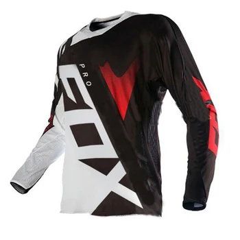 Лятна Мъжка Дишащи Спортни дрехи с Дълъг Ръкав Downhill Bike Motorcycle Cycling Носете