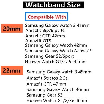 Магнитна каишка за Samsung Galaxy watch 3 45mm/Active 2/46мм/42 милиметра Gear S3 Frontier 20mm 22мм гривна Huawei GT/2/2e/Pro band