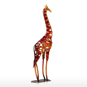 Метална Скулптура Iron сплетен Жираф Стоки за дома Изделия Занаяти