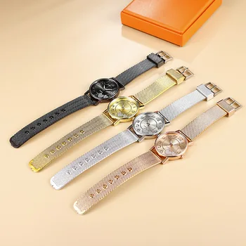 Модерен дамски часовник Diamond Love Heart Dial Кварцов Часовник Montres Femmes Часовник с каишка От неръждаема Стомана Коледен Подарък За жени, момичета