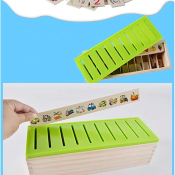 Монтесори Фигурки за Сортиране на Играчки в Цифрова Форма Сдвоени Строителни Блокове Сортиране на Знания Образователни Дървени Играчки За Деца