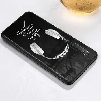 Музиката е моя живот За Xiaomi Mi Note 10 Ultra 5G 9 SE 8 A3 A2 A1 6X Poco Pro M2 Play F1 Lite 5G Black калъф за вашия телефон