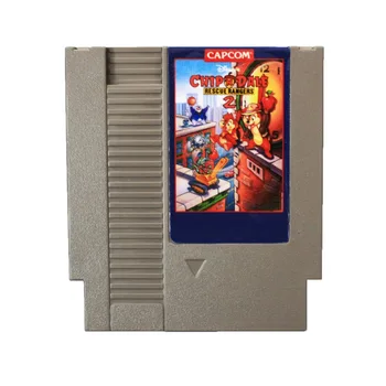 Най-добрата Продажба на: Chip n' Dale Rescue Рейнджърс 2 72-Пинов касета за 8-Битово Игрална карта Безплатна Доставка