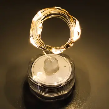 Направи си САМ Crystal Епоксидни Свещ Мухъл Аксесоар Водоустойчив LED Светлина Ред за Ръчна Работа Производство на матрици Коледна Украса на Партията