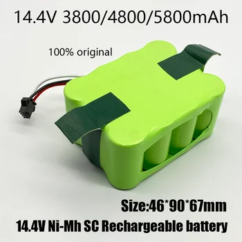 Нов 14.4 V Ni-Mh SC Акумулаторна батерия 5800 ма за KV8 XR210 XR510 XR210A XR210B XR510B XR510C Прахосмукачка Робот Подметальный