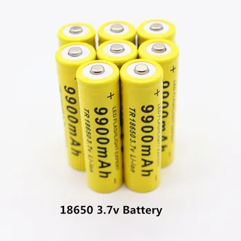 НОВ 18650 батерия 3.7 В 9900 mah акумулаторна батерия liion батерия за led фенерче Фенерчето batery litio батерия+ Безплатна доставка