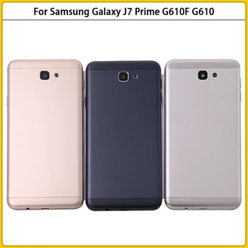 Нов G610 Заден Корпус Подмяна на Корпуса За Samsung Galaxy J7 Prime G610F G610 On7 2016 Метален Капак на Отделението за батерията Делото Врати