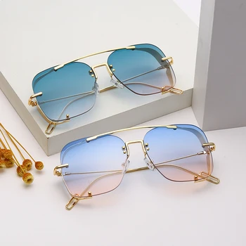 Нов Steampunk Слънчеви очила Марка, за Дизайн на Жените и Мъжете Стари Метални Пънк Слънчеви Очила с UV400 Нюанси на Луксозни Очила Oculos Gafas de sol