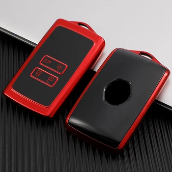 Нов Дизайн TPU Car Key Cover За Renault Ridjar Megane Capturer 4 Rs Koleos Logan Case Ключодържател Protect Accessories Shell
