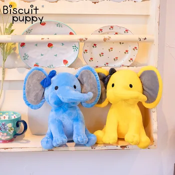 Нов Цвят Сладък Плюшен Слон Играчка Baby Elephant Комфорт Кукла Huggable Успокои Възглавница Меки Плюшени Животни Кукли за Деца Дете
