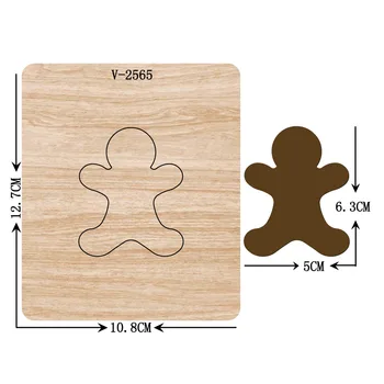 Нови дървени печати режещи печати за scrapbooking няколко размера V-2565