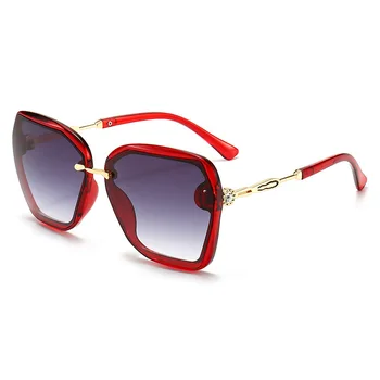Нови Слънчеви Очила Cat Eye За жени Луксозната Марка Дизайнерски Огледални Лещи Винтидж Слънчеви Очила Розово Злато Метал UV400 oculos