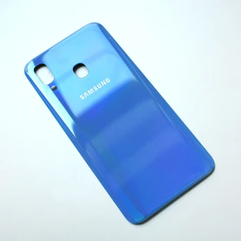 Официален Оригиналния Samsung Galaxy A40 Battery Back Cover Задвижваната Задната част на Корпуса Подмяна на Защитния своята практика за Samsung A40 с Логото на