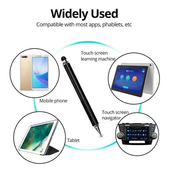 Писалката е подходяща за Iphone, Android таблет компютър на мобилен телефон, smart pen drawing pencil 2 in 1 емкостная сензорна писалка