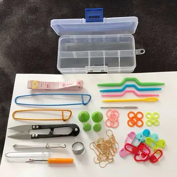 Плетене, плетиво занаятите Accessories Supply Set Basic Tools Комплекти Lots with Case САМ Arts Занаятите Шевни Инструменти