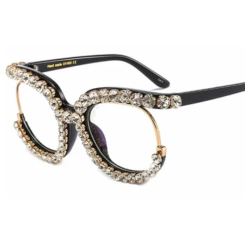 Ретро Квадратни Оптични Рамки за очила Мъжете и Жените Луксозни Очила, Прозрачни Лещи Очила, Рамки за очила Унисекс