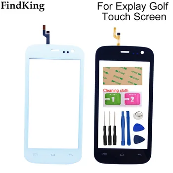 Сензорен Екран Мобилен Телефон Сензорно Стъкло За Explay Golf Touch Screen Digitizer Window Panel Lens Сензор Tools Лепило