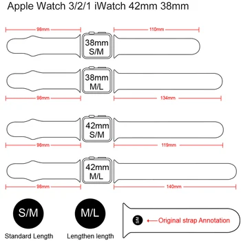 Силиконов ремък за Apple Watch band 38 мм 42 мм iwatch band 44 мм 40 мм Спортен гривна каишка correa Apple watch 6 SE 5 4 Аксесоари