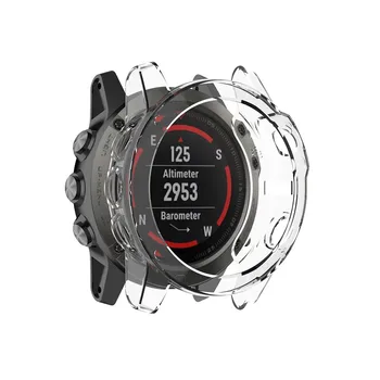 Силиконови смарт часовници shell cover protector за Garmin fenix 5x plus watch case TPU рамка гумен калъф за Garmin fenix 5x/5x plus