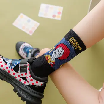 Сладки печатни мультяшные Чорапи Мъже Сладък Calcetines Смешни Чорапи Harajuku Fashion Kawaii Skarpetki Damskie Woman Chaussette Femme