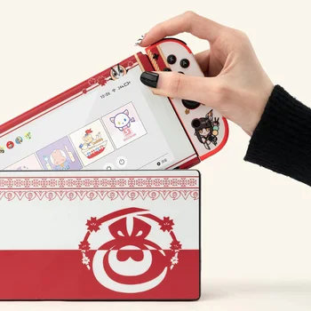 Сладко Момиче Switch Skin Sticker NS Console Dock Joy-con Контролер Gamepad Пълен Комплект Защитно Фолио За Nintendo Switch Аксесоар