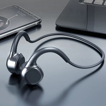 Слушалки Костна Проводимост Bluetooth-съвместими Безжични Слушалки за MP3 Плейър Водоустойчиви Слушалки Спортни Слушалки
