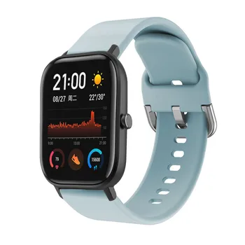 Спортни Меки Силиконови въжета за Xiaomi Huami Amazfit GTS Watch Wrist Band Xiomi Xaomi гривни de montre correas reloj de
