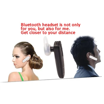 Стерео Безжична Bluetooth Слушалка С Микрофон Handfree Earhook Headset За IOS и Android на ВСИЧКИ Смартфони С Функция Bluetooth Mini