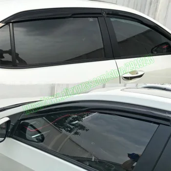 Страничния прозорец Дефлектор Акрилни Слънце, Дъжд Дефлектор Времето Щит за Toyota Corolla 2016 2017 2018
