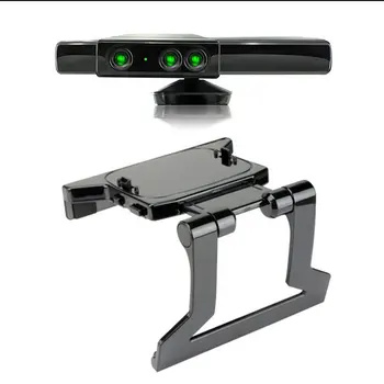 ТВ Клип Технологична Durable Use Plastic Black Plastic Mount Mounting Stand Holder Подходящ за Xbox 360 на Microsoft Kinect Sensor