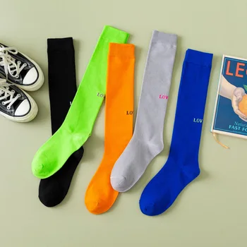 Чорапи дамски есенни и зимни Японски памучни обикновена Чорапогащи до коленете Сгъстено Студентски Сладки Чорапи Jk за дамите 16