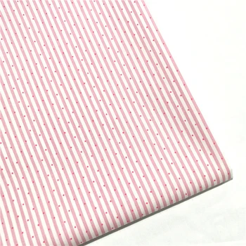 Шарени памучни саржевая плат Dot Printed Памук Плат за облекло DIY Sewing Quilting Fabric Занаятите Cotton Material 50cm*160cm
